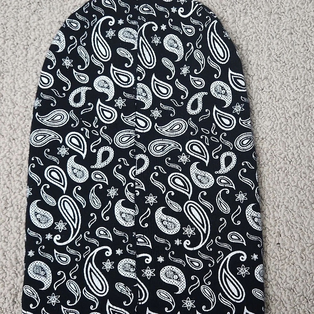 Black and White Paisley Balaclava